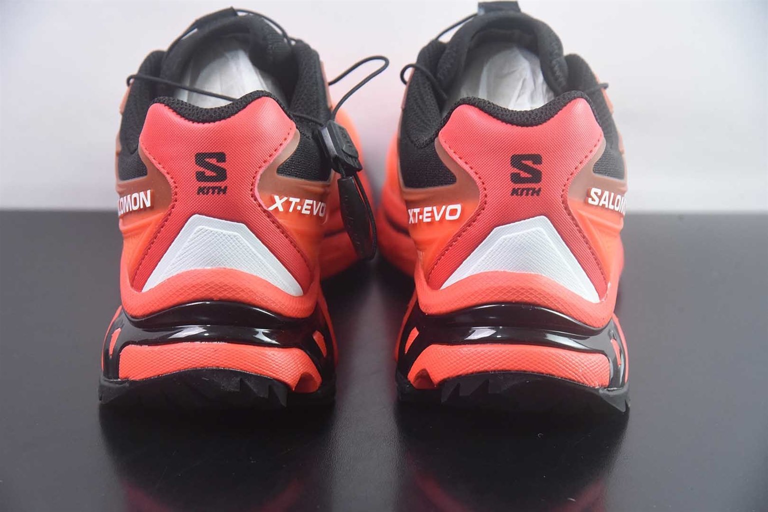 萨洛蒙 SALOMON XT-EVO 运动潮流城市休闲复古舒适透气 低帮 黑橙跑步鞋 纯原版本 货号:L49177900 实拍细节图