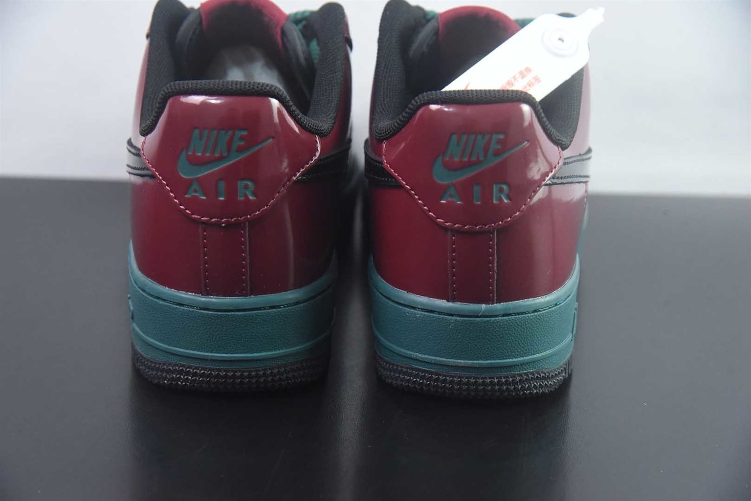 耐克 Nike Air Force 1 Low Patent 牛肉西兰花 红绿低帮板鞋 纯原版本 货号:IX4088-352 实拍细节图