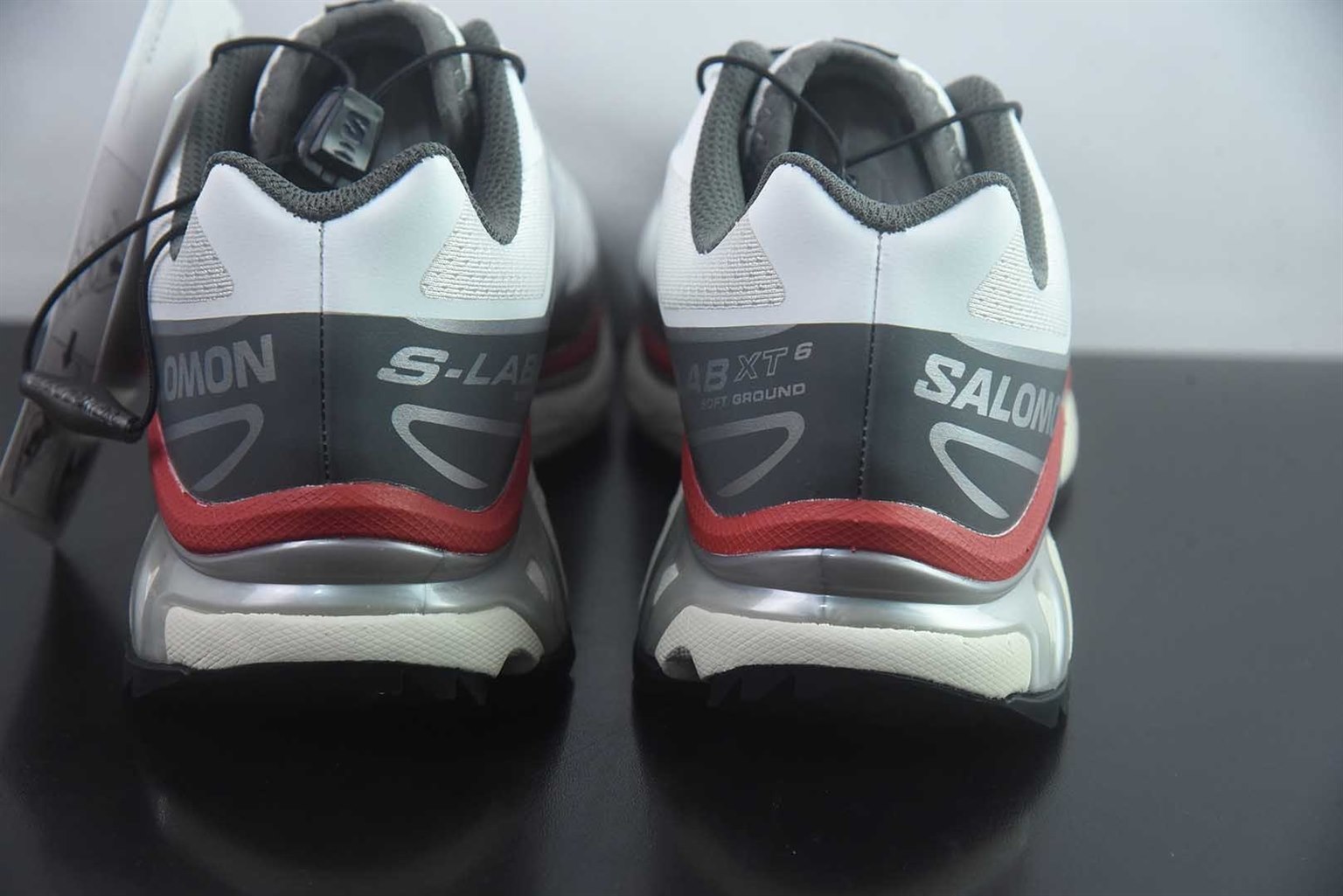 萨洛蒙 SALOMON XT-6 EXPANSE 白灰红跑步鞋 纯原版本 货号:478644 实拍细节图