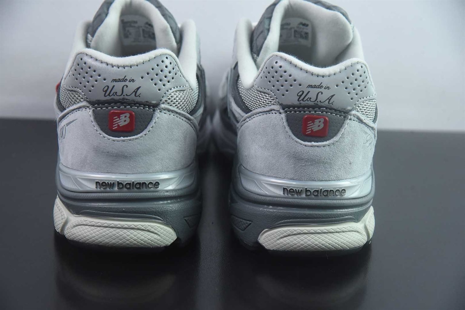 新百伦 New Balance 990v3 Made in USA 复古 灰色跑鞋 纯原版本 货号:M990VS3 实拍细节图
