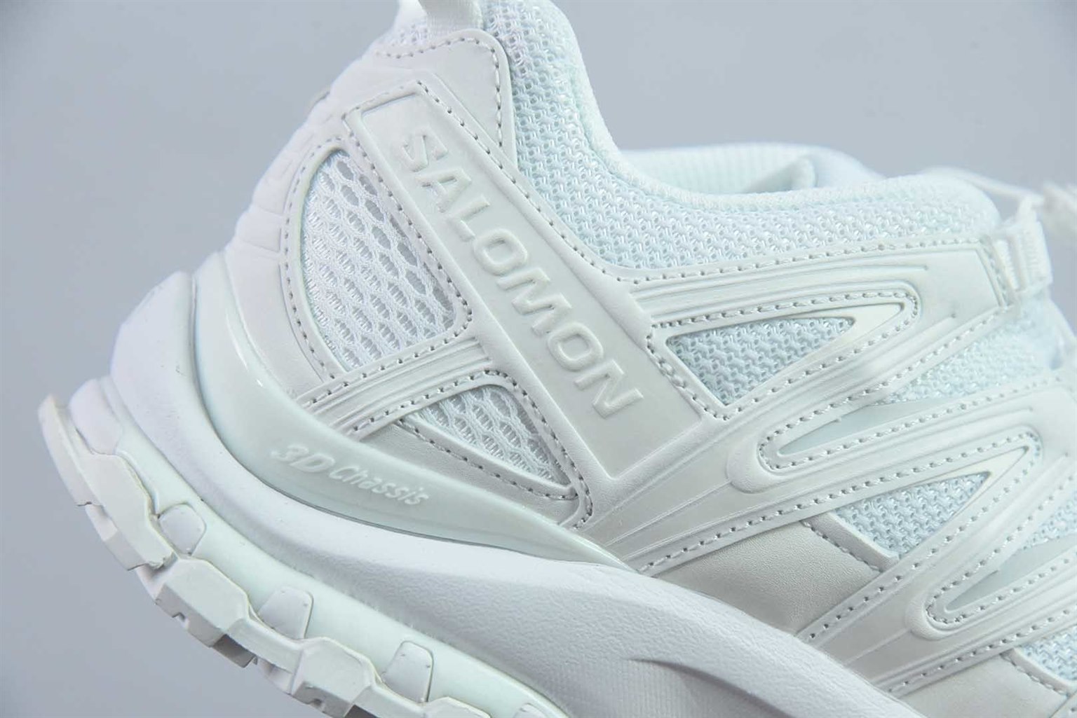萨洛蒙 SALOMON XA PRO 3D 贴合舒适 GTX 防水 科技风 越野 白色跑鞋 454406 纯原版本 货号:QHDS61455748 实拍细节图
