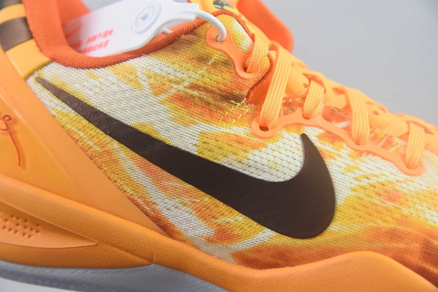 耐克 Nike 【灭世海外版】 Zoom Kobe Ⅷ System 科比 8 代复刻实战运动低帮 橙色文化篮球鞋 上海烟花 纯原版本 货号:IO6259-800 实拍细节图