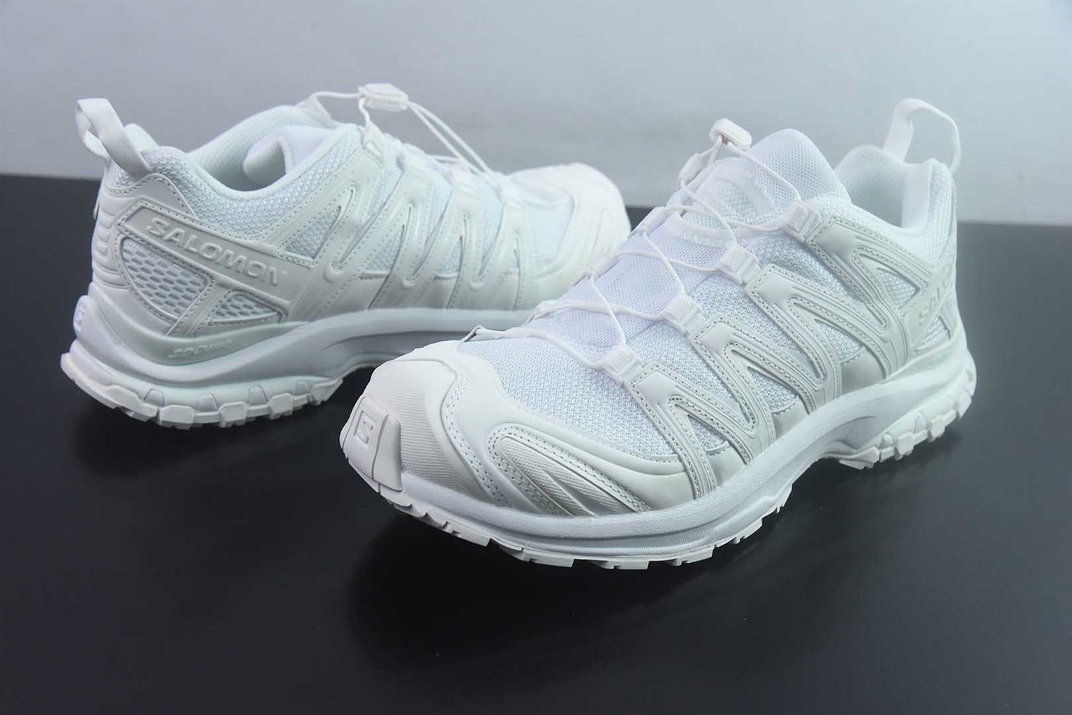 萨洛蒙 SALOMON XA PRO 3D 贴合舒适 GTX 防水 科技风 越野 白色跑鞋 454406 纯原版本 货号:QHDS61455748 实拍细节图