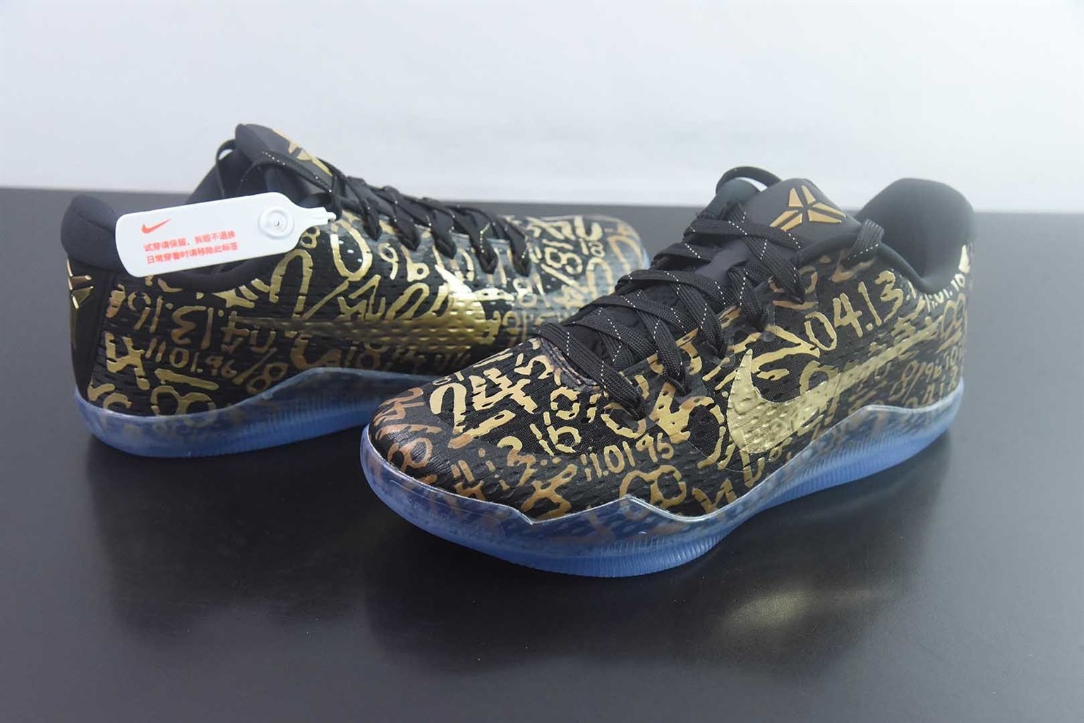 耐克 Nike Zoom Kobe 11 Protro 科比 11 黑金 纯原版本 货号:IU4902-900 实拍细节图