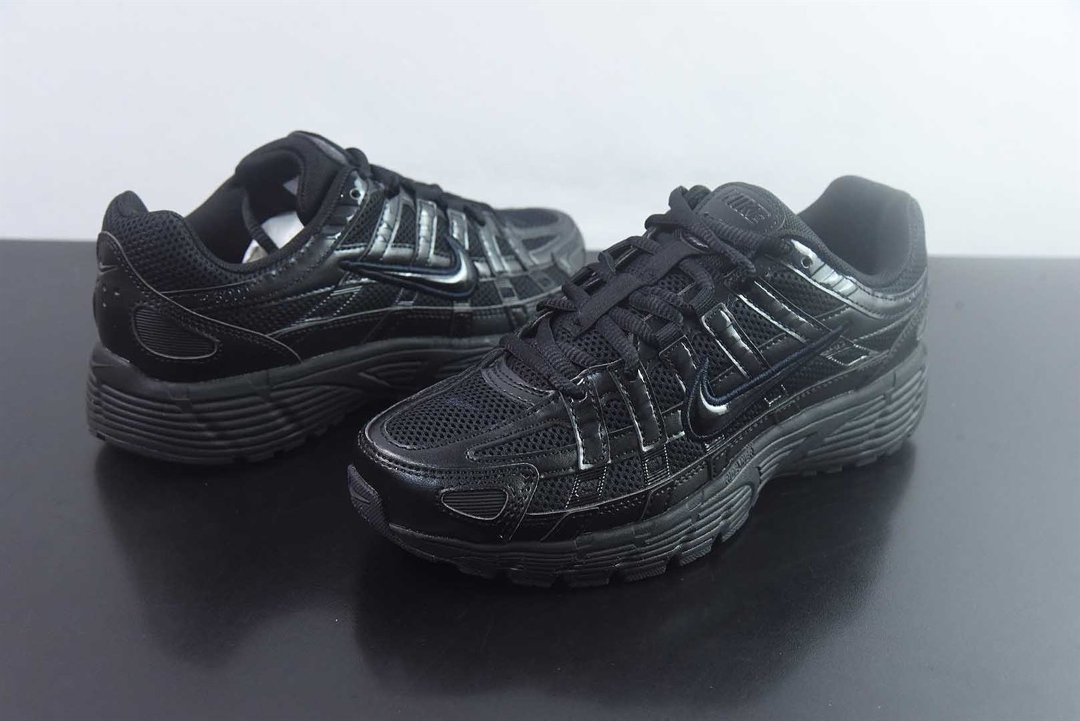 耐克 Nike CS P-6000 系列低帮复古老爹风休闲运动舒适 黑色慢跑鞋 纯原版本 货号：CD6404-002 实拍细节图