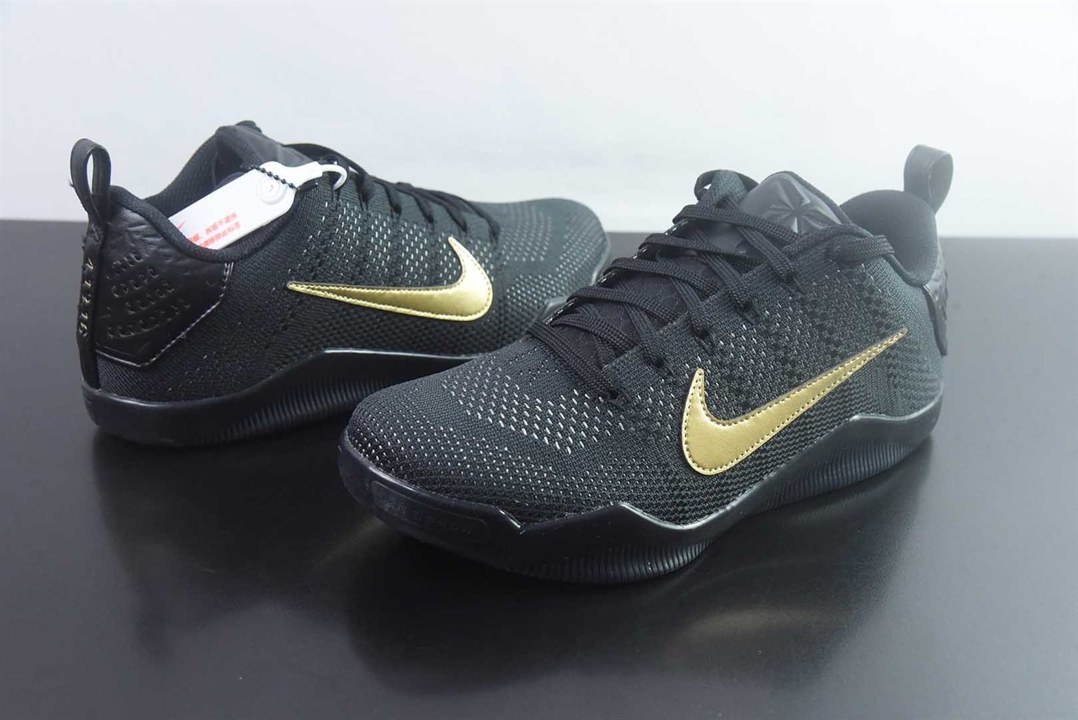 耐克 Nike Kobe 11 Elite Low Protro Fade To Black 黑金低帮篮球鞋 纯原版本 货号:IM4260-001 实拍细节图