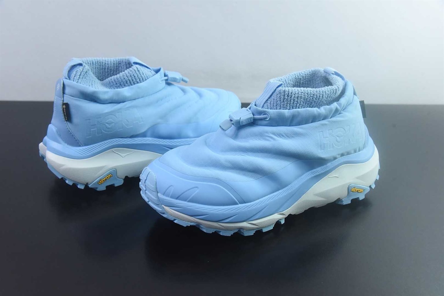 霍伽 HOKA ONE ONE KAHA 2 FROST MOC GTX 卡哈 2 中帮 蓝色徒步鞋 纯原版本 货号:1155196-DZL 实拍细节图
