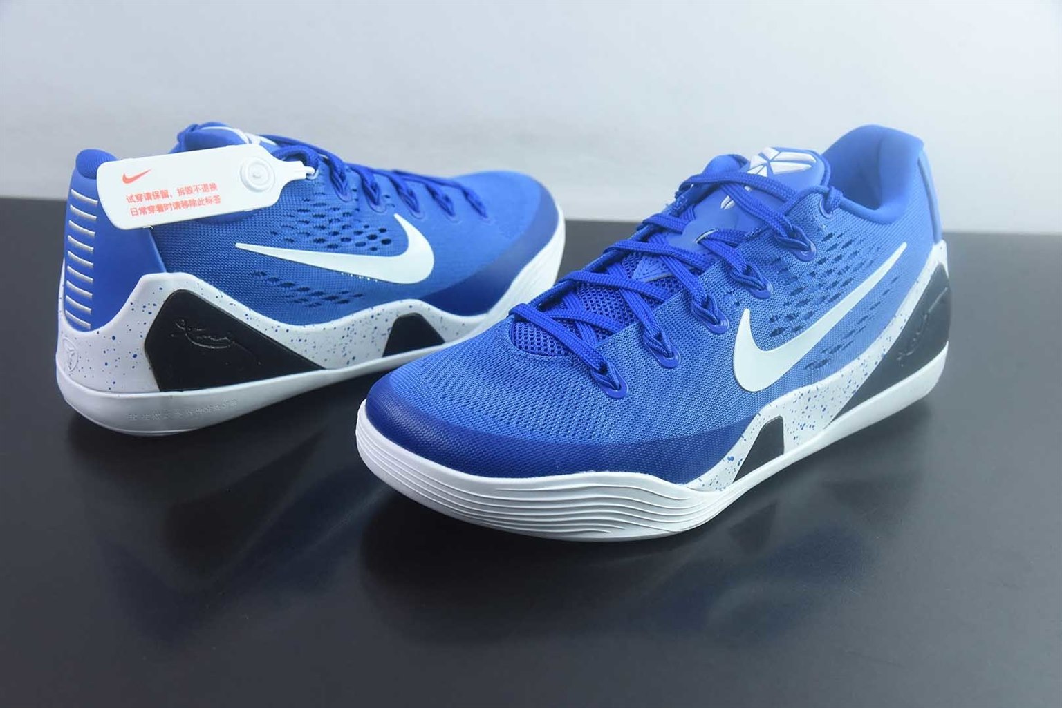 耐克 Nike Kobe 9 科比 9 科九 蓝白实战篮球鞋 纯原版本 货号:IH1401-400 实拍细节图