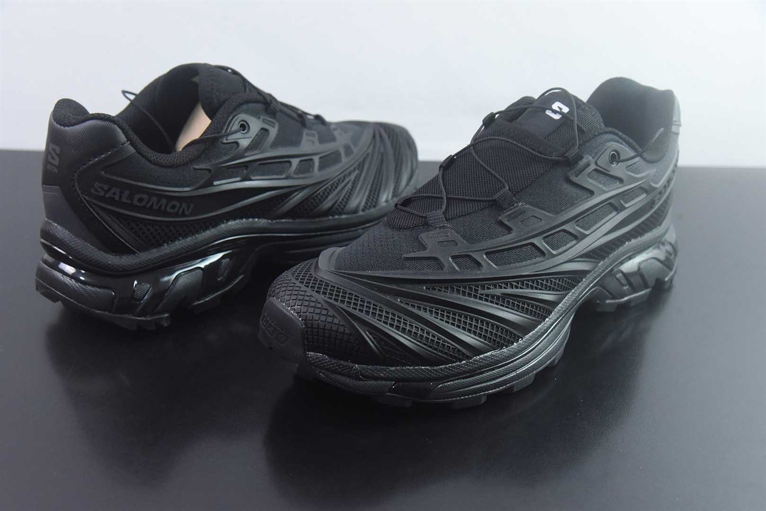 萨洛蒙 SALOMON XT-EVO 运动潮流城市休闲复古舒适透气 低帮 黑色跑步鞋 454042 纯原版本 货号:XLC81096244 实拍细节图