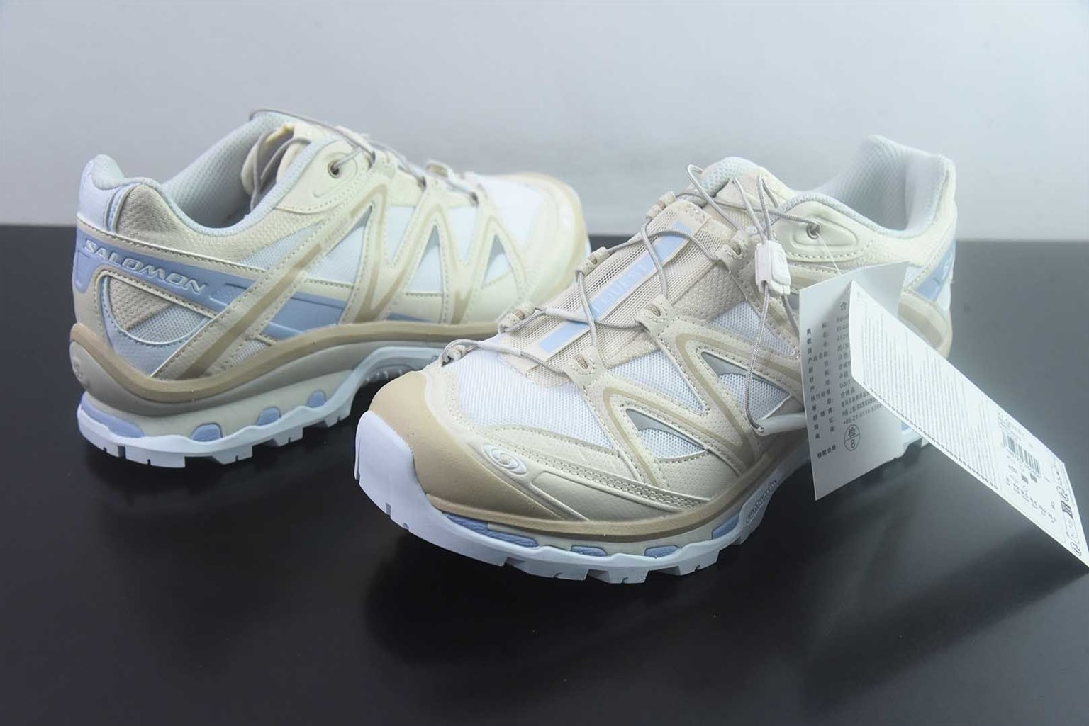 萨洛蒙 SALOMON XT-Quest 探索者系列户外越野 米白跑鞋 492618-24 纯原版本 货号：ELM27322830 实拍细节图